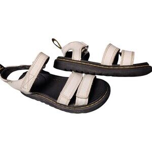 Dr. Marten's Girls White Sandals Klaire Size US 13 EU 31